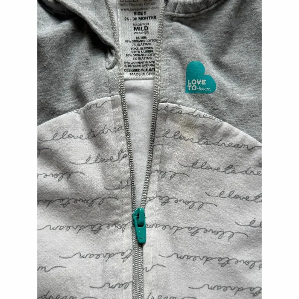 Love To Dream Sleep Suit 24-36M Gray